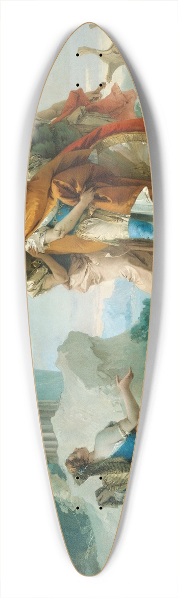 Giovanni Battista Tiepolo - Armida Abandoned By Rinaldo 39.3 inch art pintail longboard deck
