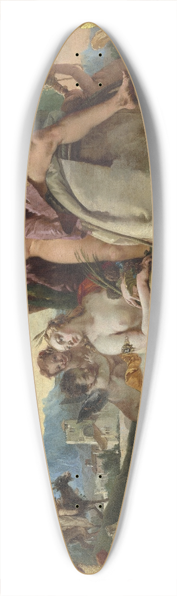 Giovanni Battista Tiepolo - Bacchus and Ariadne 39.3 inch art pintail longboard deck