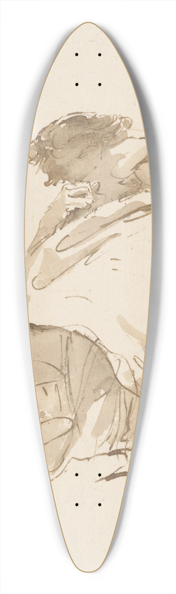 Giovanni Battista Tiepolo - Standing Woman, Turned to the Left 39.3 inch art pintail longboard deck