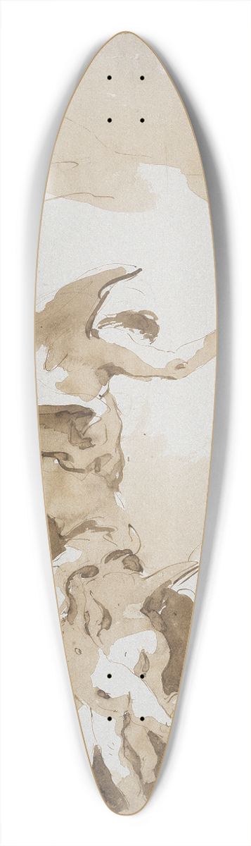 Giovanni Battista Tiepolo - The Annunciation 39.3 inch art pintail longboard deck