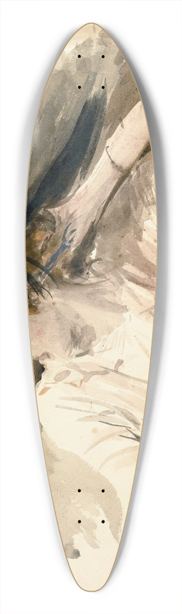 Giovanni Boldini - Young womanwearing a large hat 39.3 inch art pintail longboard deck