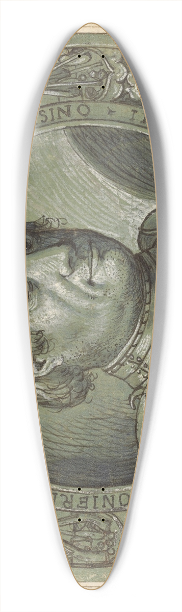 Giovanni Campagna - Portrait of Napoleone Orsini II 39.3 inch art pintail longboard deck
