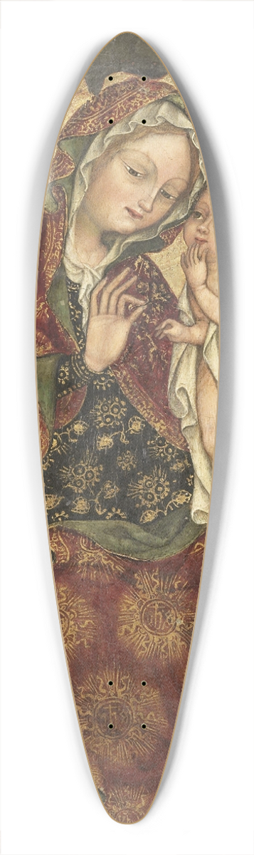 Giovanni da Francia - Madonna of Humility 39.3 inch art pintail longboard deck