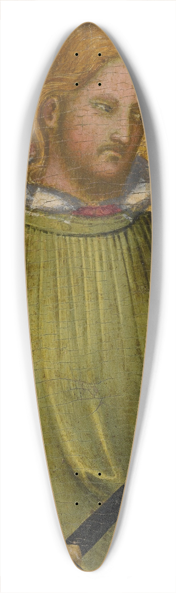 Giovanni di Bartolomeo Cristiani - St. Martin holding his sword 39.3 inch art pintail longboard deck