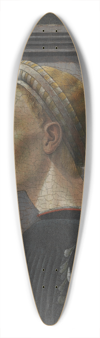Giovanni di Francesco del Cervelliera - Portrait of a Woman 39.3 inch art pintail longboard deck