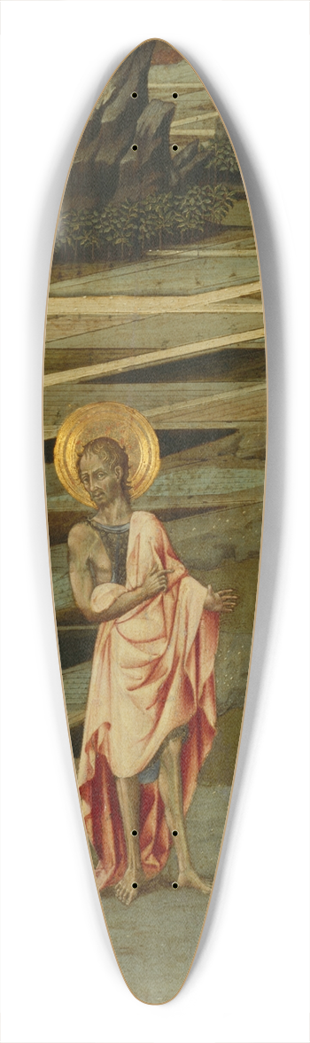 Giovanni di Paolo - Ecce Agnus Dei 39.3 inch art pintail longboard deck