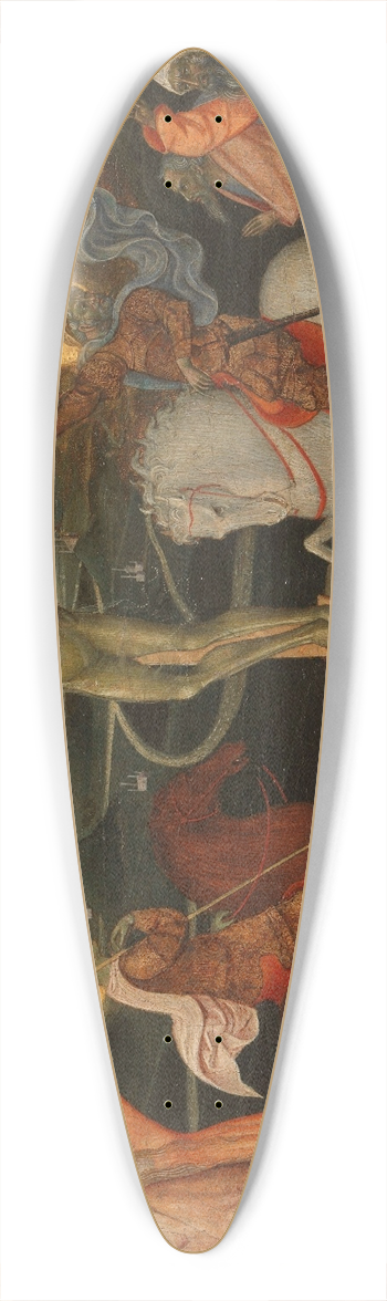 Giovanni di Paolo - The Crucifixion 39.3 inch art pintail longboard deck