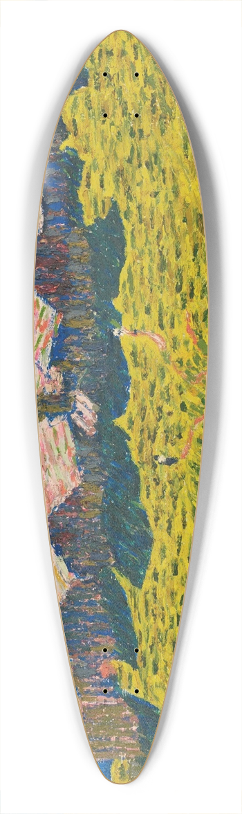 Giovanni Giacometti - Capolago 39.3 inch art pintail longboard deck