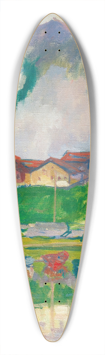 Giovanni Giacometti - Maloja 39.3 inch art pintail longboard deck