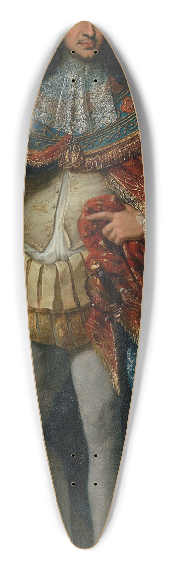 Giovanni Panealbo - Portait of Carlo Emanuele II 39.3 inch art pintail longboard deck