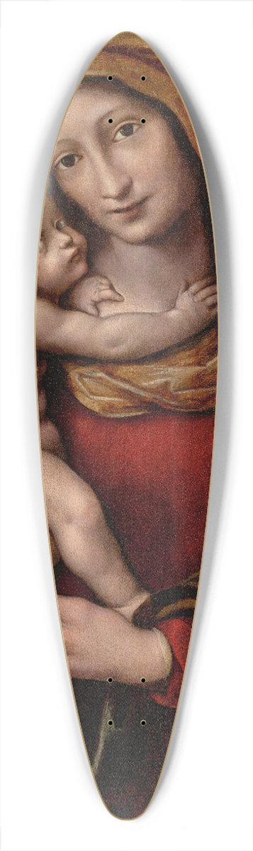 Giovanni Pietro Rizzi Pedrini - Madonna And Child 39.3 inch art pintail longboard deck