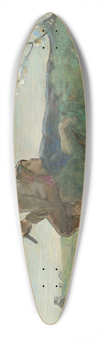 Giovanni Segantini - Idyll 39.3 inch art pintail longboard deck