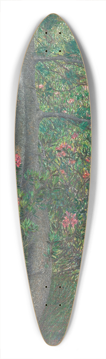 Giovanni Segantini - Pine Tree 39.3 inch art pintail longboard deck