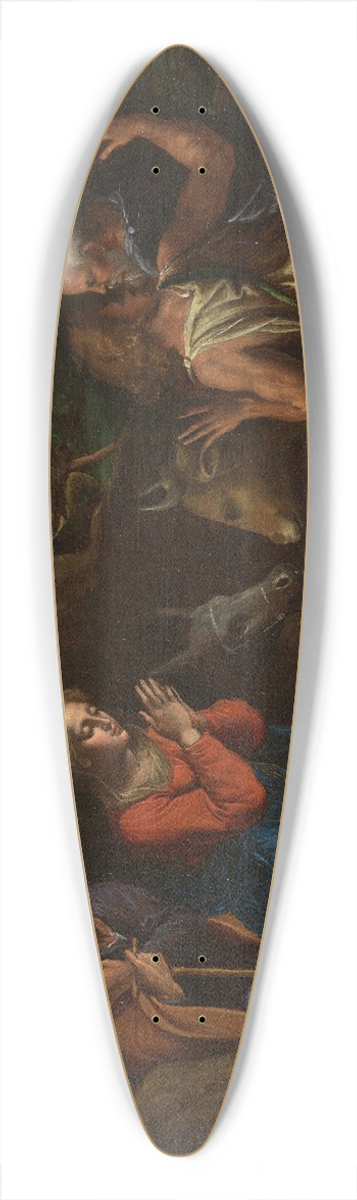 Girolamo Da Carpi - The Adoration of the Shepherds 39.3 inch art pintail longboard deck