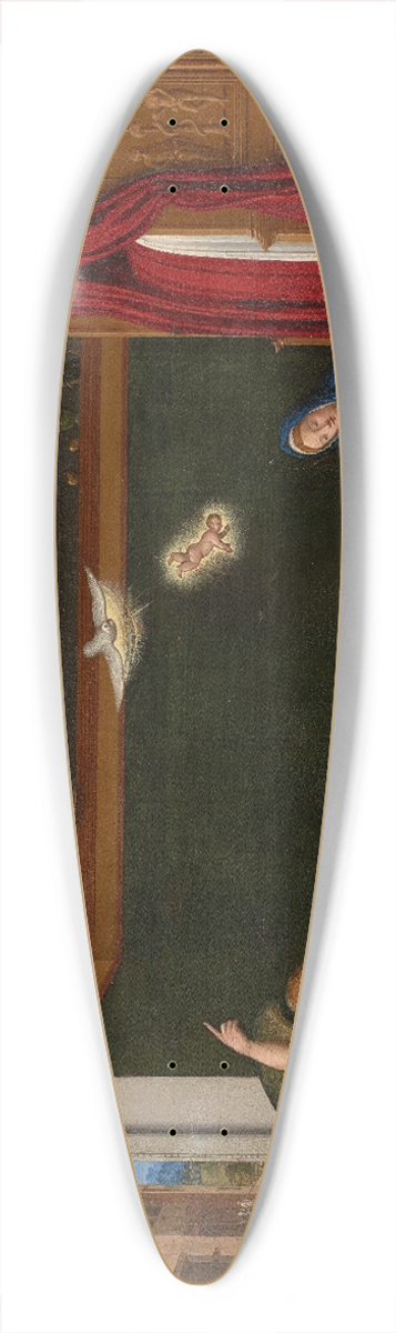 Girolamo da Santacroce - The Annunciation 39.3 inch art pintail longboard deck