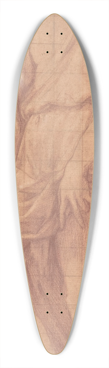 Girolamo Macchietti - Standing Saint John the Baptist with The Lamb 39.3 inch art pintail longboard deck
