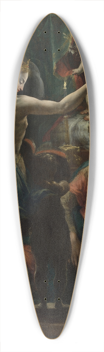 Girolamo Mazzola Bedoli - The Annunciation 39.3 inch art pintail longboard deck