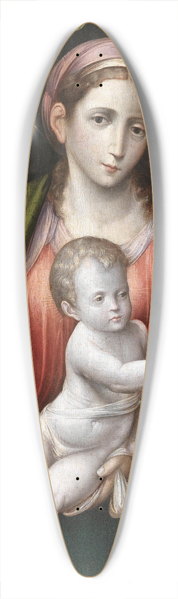 Giulio Francia and Workshop - The Madonna and Child with the Infant Saint John the Baptist and Saint Catherine of Alexandria 39.3 inch art pintail longboard deck