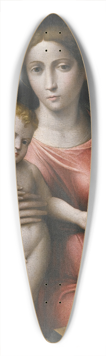 Giulio Raibolini - The Mystic Marriage Of Saint Catherine 39.3 inch art pintail longboard deck