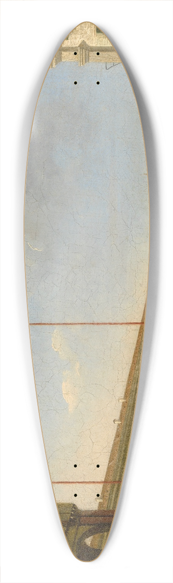 Giuseppe Canella - Venice, A View Of Piazza San Marco From Piazzetta Dei Leoncini 39.3 inch art pintail longboard deck