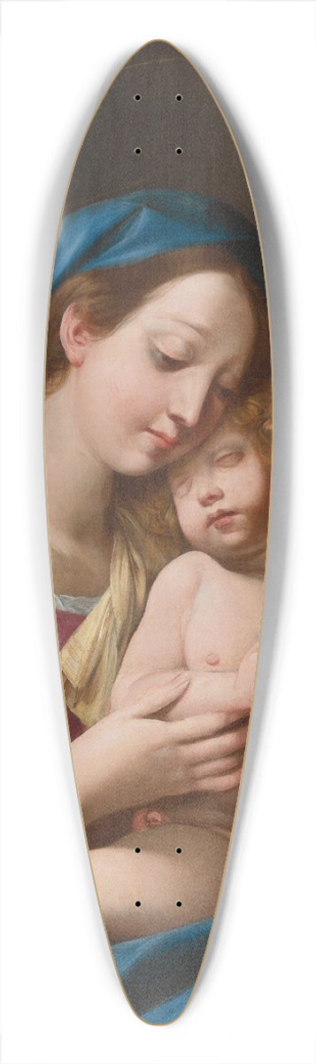 Giuseppe Cesari - The Holy Family 39.3 inch art pintail longboard deck