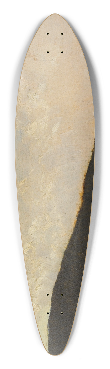 GiuseppeDe Nittis - Veduta Del Vesuvio 39.3 inch art pintail longboard deck