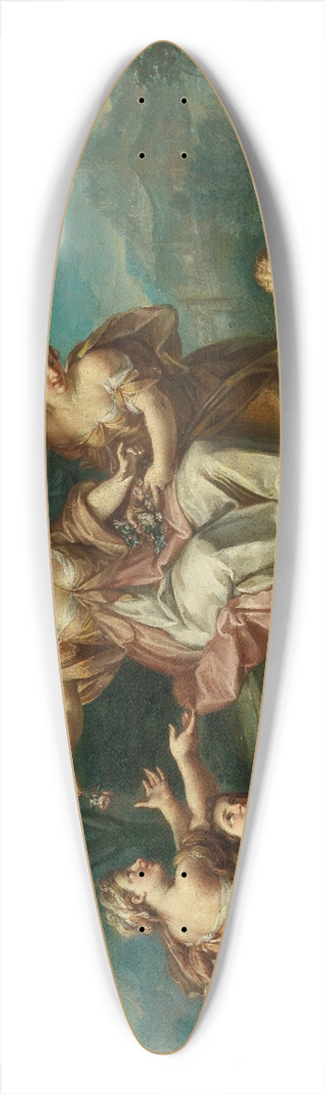 Giuseppe Marchesi - Allegory of Spring 39.3 inch art pintail longboard deck