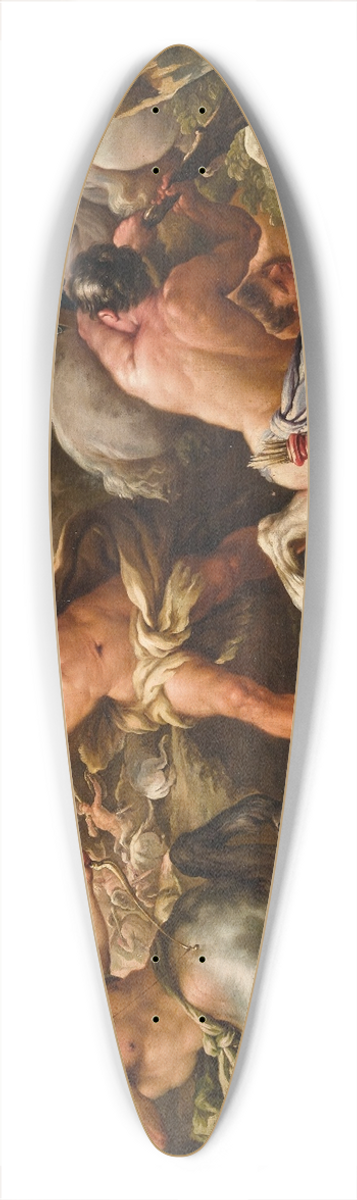 Giuseppe Simonelli - Battle of the Centaurs against the Lapiths 39.3 inch art pintail longboard deck