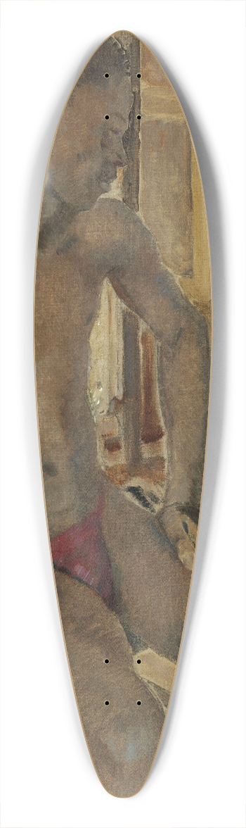 Glyn Warren Philpot - Seated Model in the Studio (Henry Thomas) 39.3 inch art pintail longboard deck