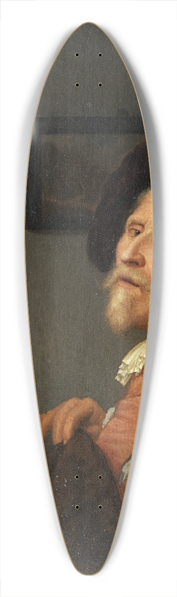 Godfried Schalcken - Portrait of an Artist in His Studio 39.3 inch art pintail longboard deck