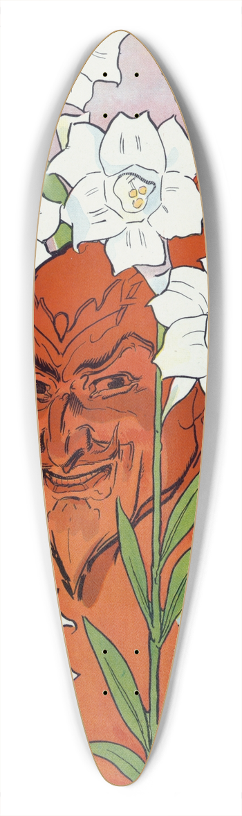 Gordon Ross - Easter Puck 39.3 inch art pintail longboard deck