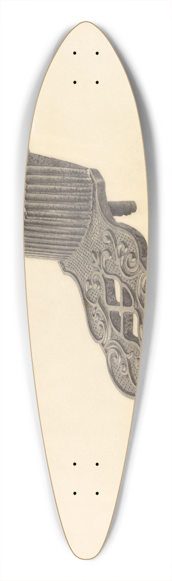 Gordon Sanborn - Bootjack 39.3 inch art pintail longboard deck