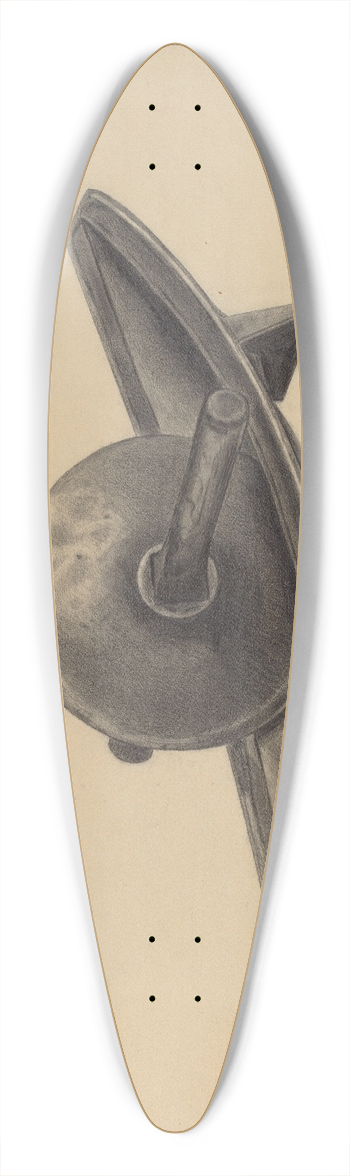 Gordon Sanborn - Coffee Grinder 39.3 inch art pintail longboard deck
