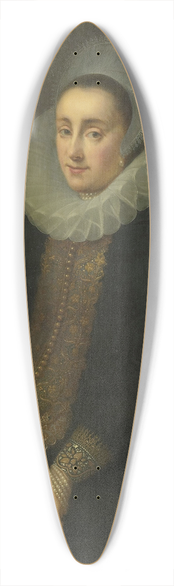 Gortzius Geldorp - Lucretia del Prado, Wife of Jeremias Boudinois 39.3 inch art pintail longboard deck