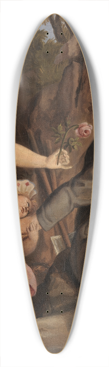 Gottlieb Schick - Versuchung des Heiligen Antonius 39.3 inch art pintail longboard deck