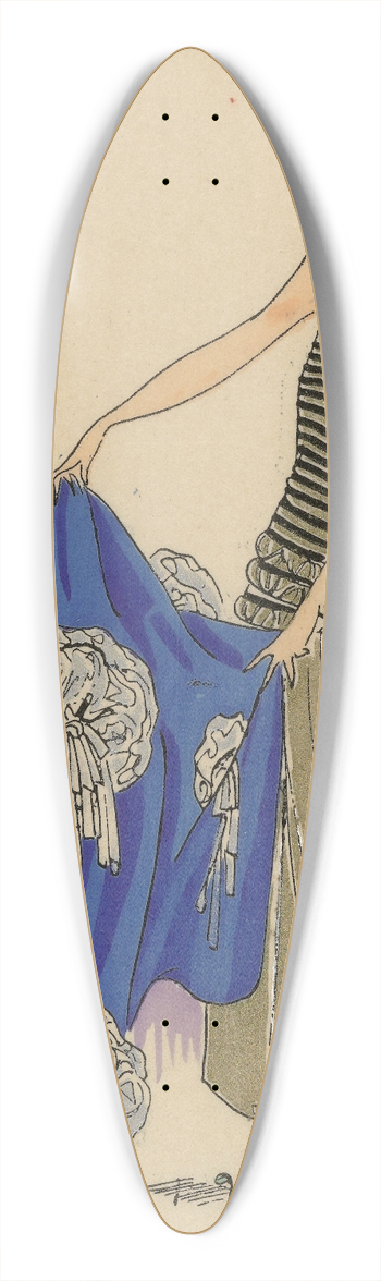 G-P. Joumard - Tissus de chez MATHIEUFantaisie Orientale 39.3 inch art pintail longboard deck