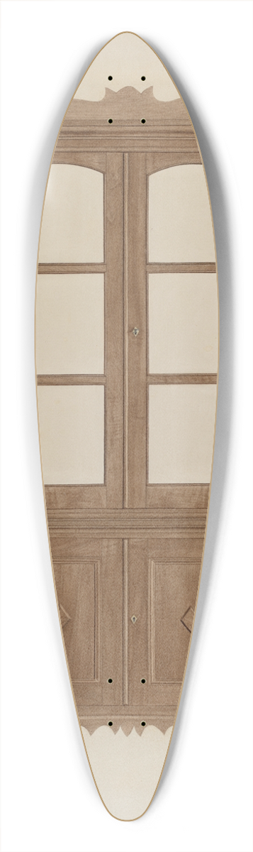 Grace Bolser - China Closet 39.3 inch art pintail longboard deck