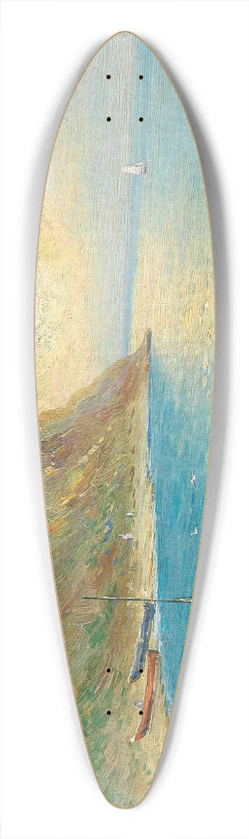 Grigori Ivanovitch Kapustin - A Scene in Crimea 39.3 inch art pintail longboard deck