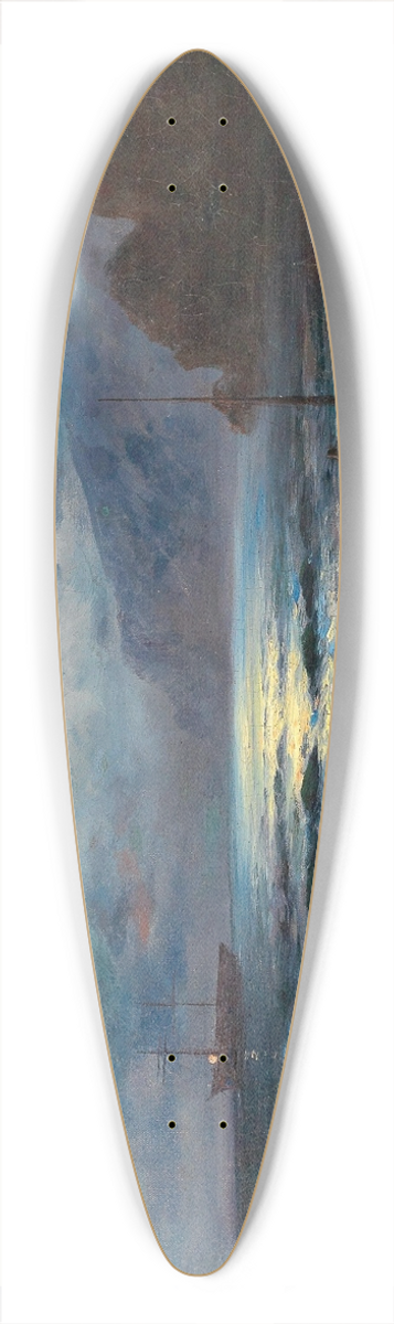 Grigori Ivanovitch Kapustin - Smugglers on the Crimean Coast 39.3 inch art pintail longboard deck