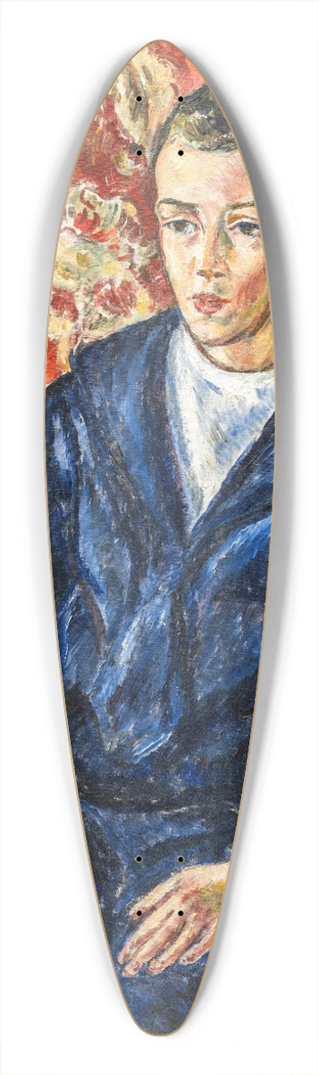 Gsta Sandels - Portrait of a Boy 39.3 inch art pintail longboard deck
