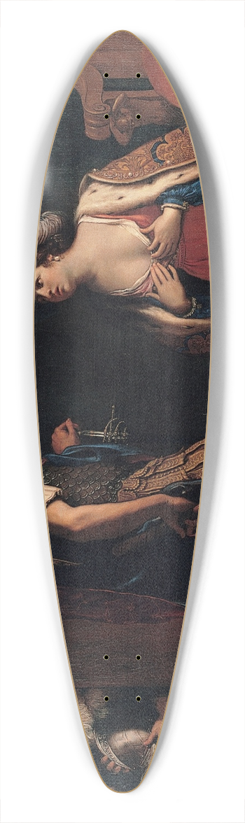 Guercino - Cleopatra and Octavian 39.3 inch art pintail longboard deck