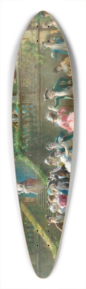 Guglielmo Innocenti - Fte champtre 39.3 inch art pintail longboard deck