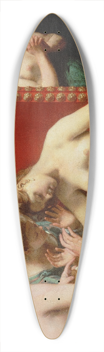 Guido Cagnacci - The Death of Cleopatra 39.3 inch art pintail longboard deck