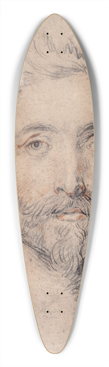 Guido Reni - Head of a Man 39.3 inch art pintail longboard deck