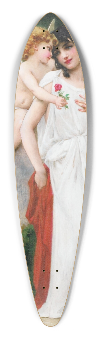 Guillaume Seignac - First Love 39.3 inch art pintail longboard deck