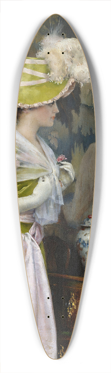 Gunnar Berndtson - The Mirror 39.3 inch art pintail longboard deck