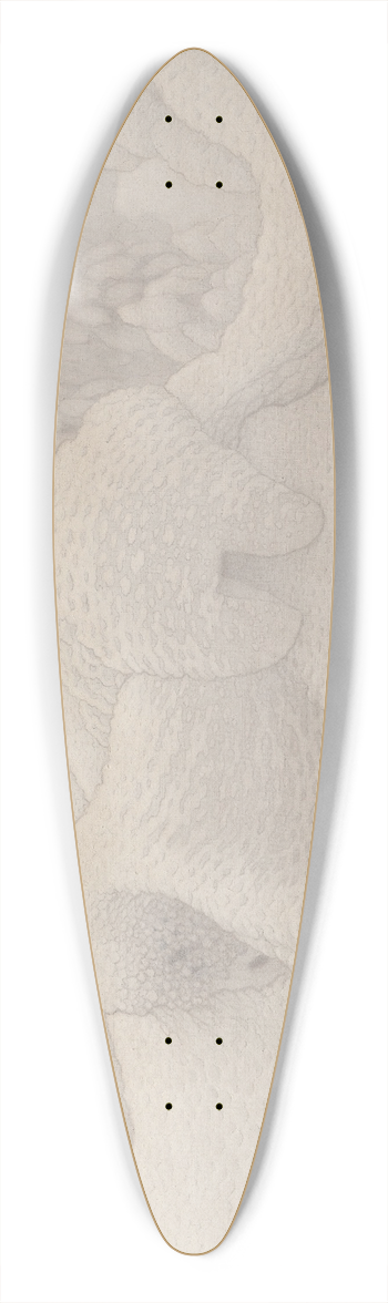 Gustaf Fjstad - From Dovrefjll 39.3 inch art pintail longboard deck