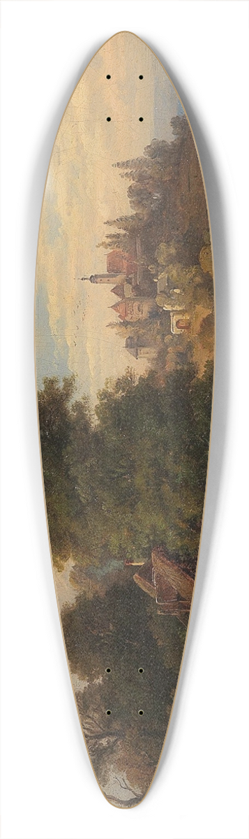 Gustav Barbarini - Schloss Hollenegg 39.3 inch art pintail longboard deck