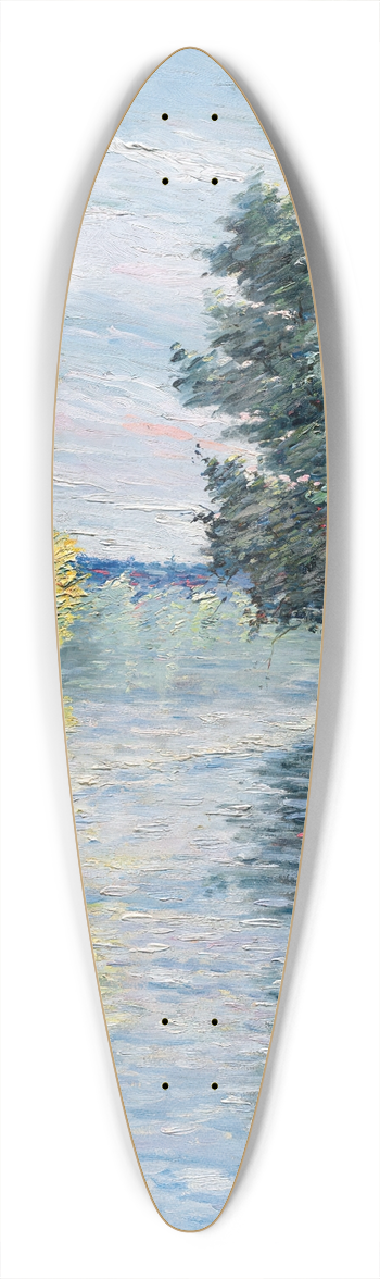 Gustave Caillebotte - Le Petit bras de la Seine  Argenteuil 39.3 inch art pintail longboard deck
