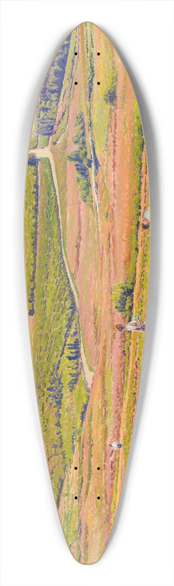 Gustave Cariot - La cueillette des fleurs 39.3 inch art pintail longboard deck